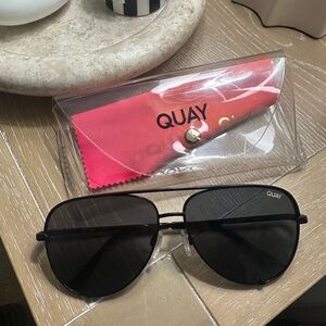 Quay Australia Black Sunglasses